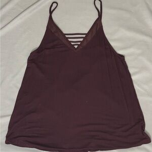American Eagle Outfitters Deep Burgundy Camisole